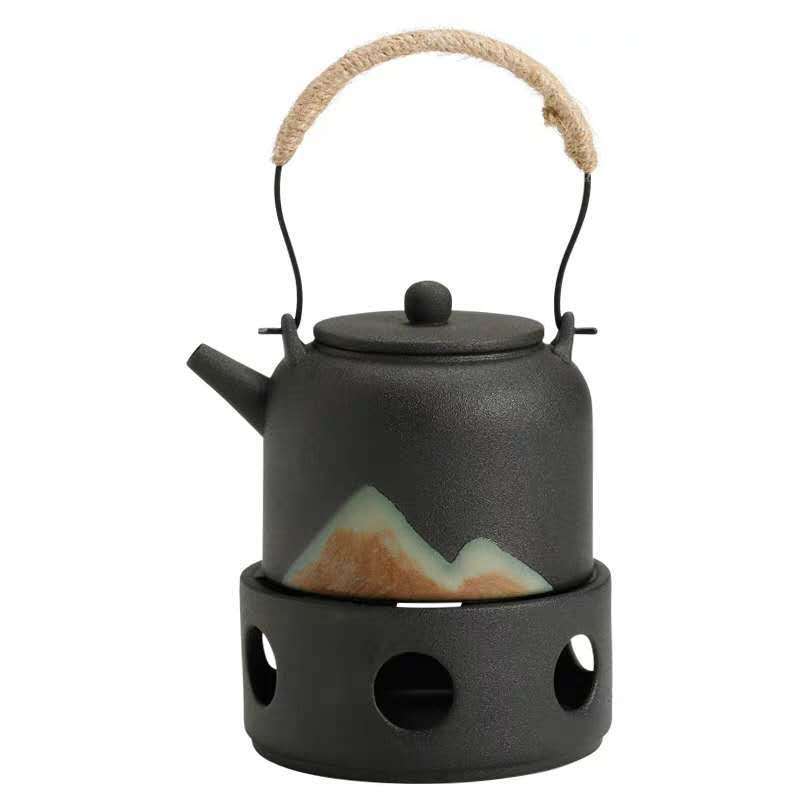 Japanese Style Warm Tea Stove Pot Ceramic Tea Set - Walfos® Kitchenware