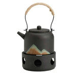 Japanese Style Warm Tea Stove Pot Ceramic Tea Set - Walfos® Kitchenware