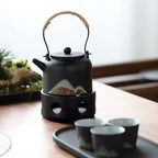 Japanese Style Warm Tea Stove Pot Ceramic Tea Set - Walfos® Kitchenware
