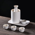 Japanese Style Wine-warmer Sake Set Gift Set Small Wine Pot Ceramic Restaurant Wine Set Ceramic - Walfos® Kitchenware