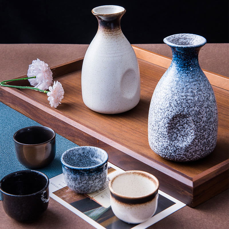 Japanese Style Wine Glass Household Ceramic Creative Sake Jug - Walfos® Kitchenware