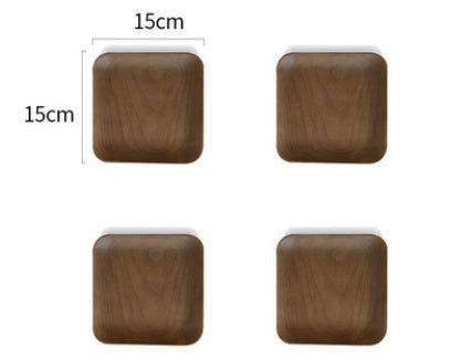 Japanese Style Wooden Plate Black Walnut Breakfast Snack Plate - Walfos® Kitchenware
