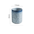 Japanese Vintage Ceramic Tea Cup Straight Cup - Walfos® Kitchenware