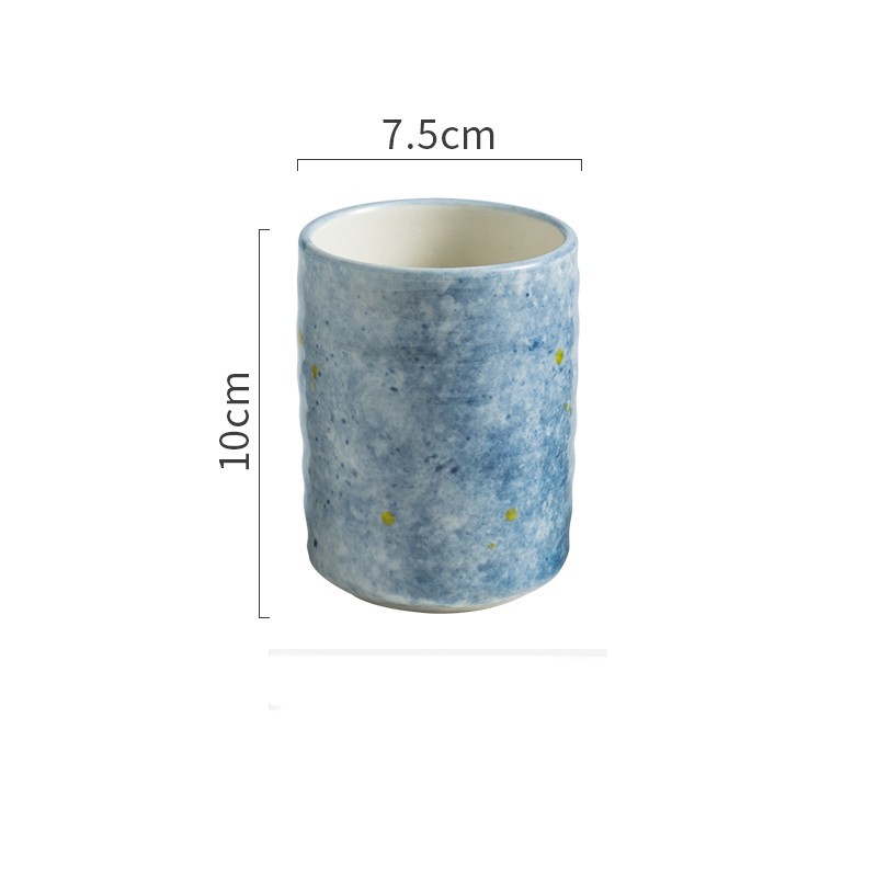 Japanese Vintage Ceramic Tea Cup Straight Cup - Walfos® Kitchenware
