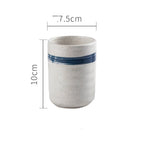 Japanese Vintage Ceramic Tea Cup Straight Cup - Walfos® Kitchenware