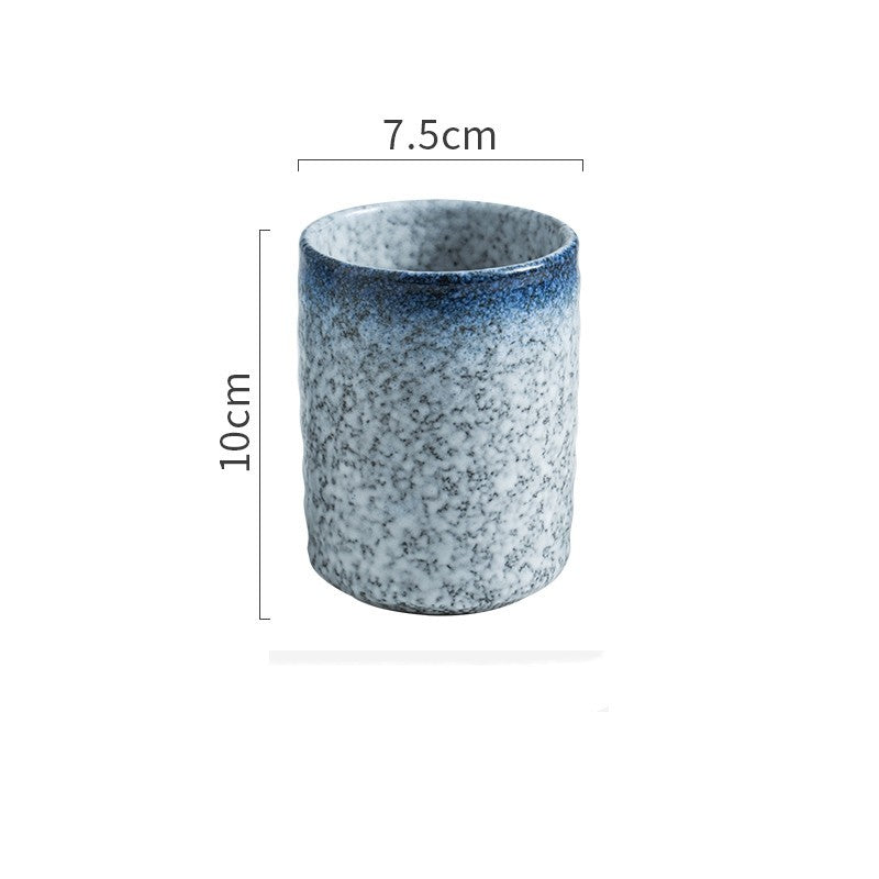 Japanese Vintage Ceramic Tea Cup Straight Cup - Walfos® Kitchenware