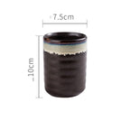 Japanese Vintage Ceramic Tea Cup Straight Cup - Walfos® Kitchenware