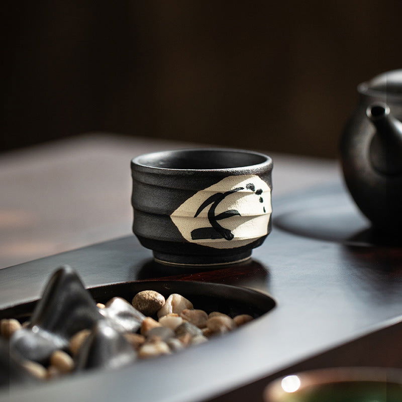 Japanese Vintage Hand Made Ceramic Cup To Taste Sake - Walfos® Kitchenware