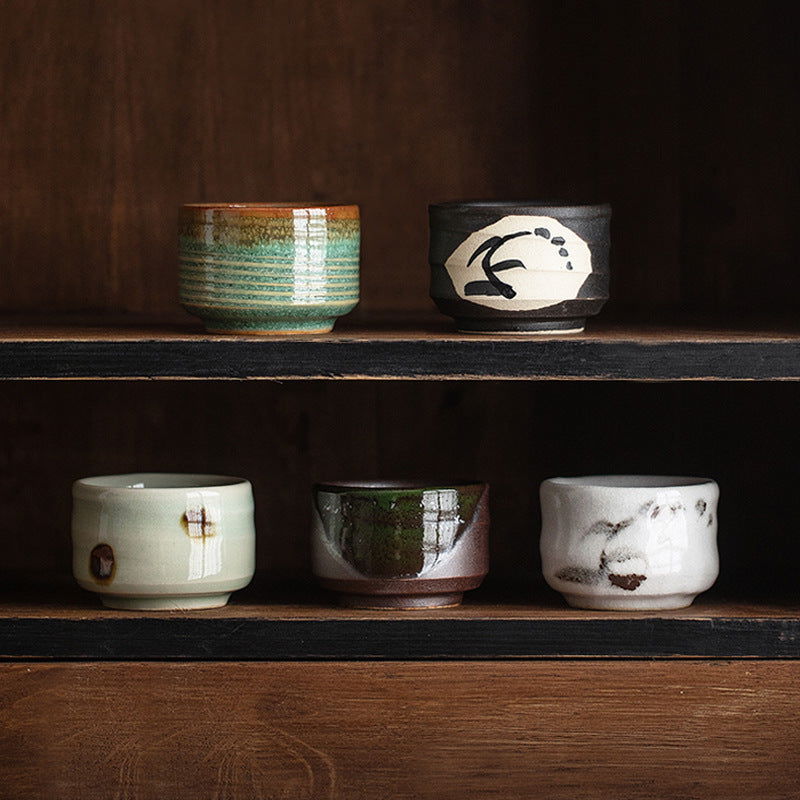 Japanese Vintage Hand Made Ceramic Cup To Taste Sake - Walfos® Kitchenware