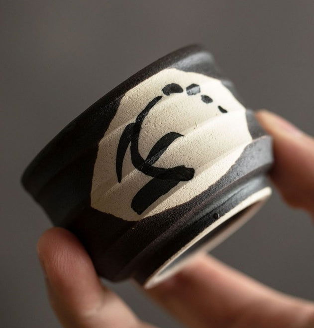 Japanese Vintage Hand Made Ceramic Cup To Taste Sake - Walfos® Kitchenware