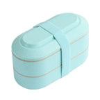 Japanese Wheat Straw Bento Box Can Be Microwaved - Walfos® Kitchenware