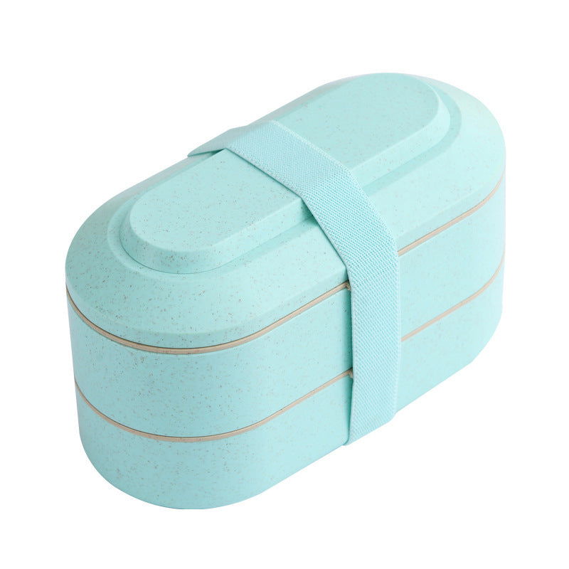 Japanese Wheat Straw Bento Box Can Be Microwaved - Walfos® Kitchenware