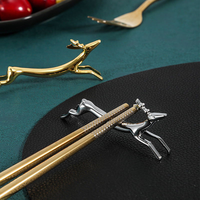 Japanese Zinc Alloy Chopsticks Shelf Hotel - Walfos® Kitchenware