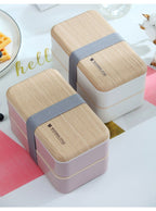 Japanese bento box office worker ins double separated lunch box - Walfos® Kitchenware