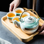Japanese ceramic cup pot set creative small tea cup teapot - Walfos® Kitchenware