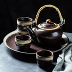 Japanese ceramic cup pot set creative small tea cup teapot - Walfos® Kitchenware