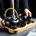 Japanese ceramic cup pot set creative small tea cup teapot - Walfos® Kitchenware