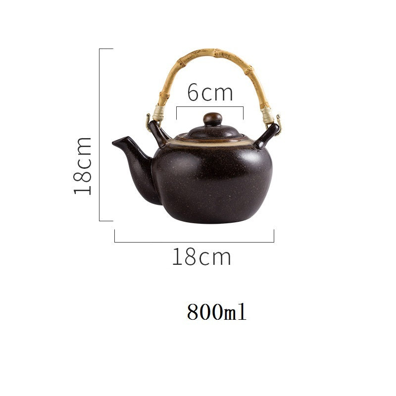 Japanese ceramic cup pot set creative small tea cup teapot - Walfos® Kitchenware