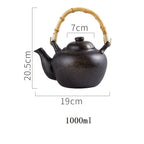 Japanese ceramic cup pot set creative small tea cup teapot - Walfos® Kitchenware