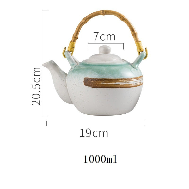 Japanese ceramic cup pot set creative small tea cup teapot - Walfos® Kitchenware