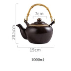 Japanese ceramic cup pot set creative small tea cup teapot - Walfos® Kitchenware