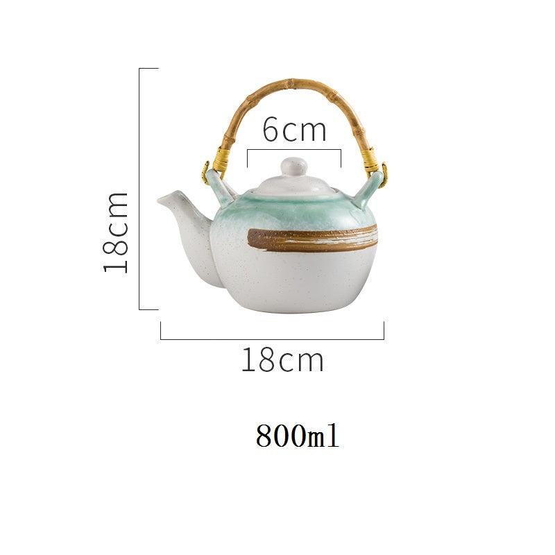 Japanese ceramic cup pot set creative small tea cup teapot - Walfos® Kitchenware