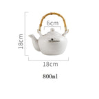 Japanese ceramic cup pot set creative small tea cup teapot - Walfos® Kitchenware