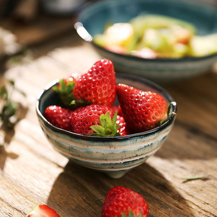 Japanese ceramic triangle plate bowl - Walfos® Kitchenware