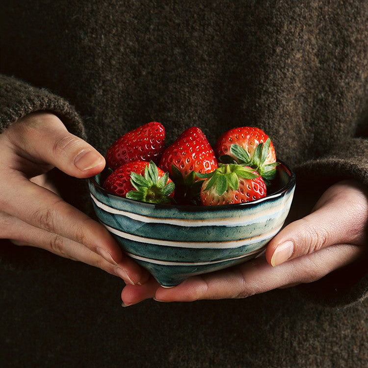 Japanese ceramic triangle plate bowl - Walfos® Kitchenware