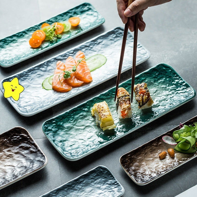 Japanese creative sushi plate rectangular plate - Walfos® Kitchenware