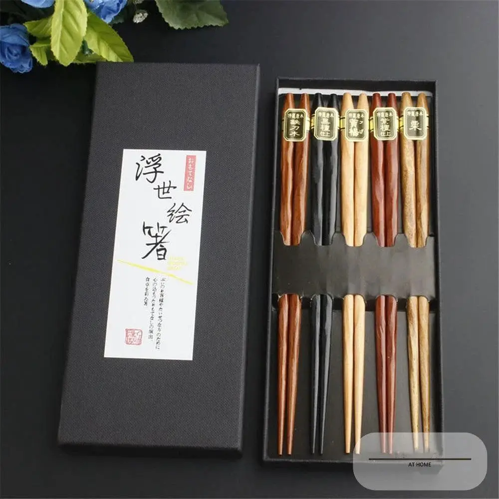 Japanese natural wooden chopsticks - Walfos® Kitchenware