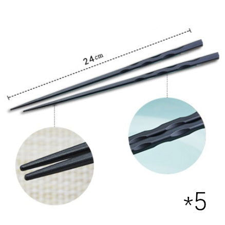 Japanese pointed alloy chopsticks - Walfos® Kitchenware