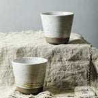 Japanese pottery tea cup handmade stoneware cup - Walfos® Kitchenware