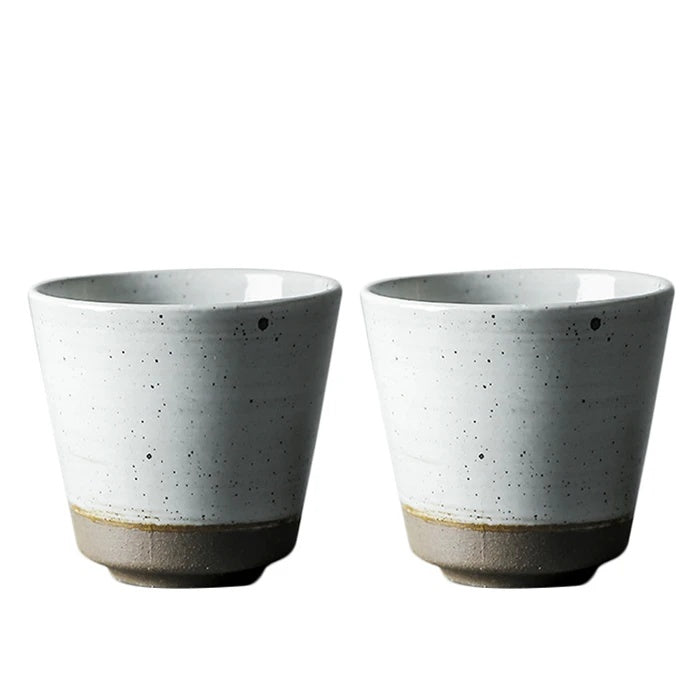 Japanese pottery tea cup handmade stoneware cup - Walfos® Kitchenware