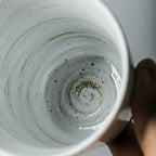 Japanese pottery tea cup handmade stoneware cup - Walfos® Kitchenware