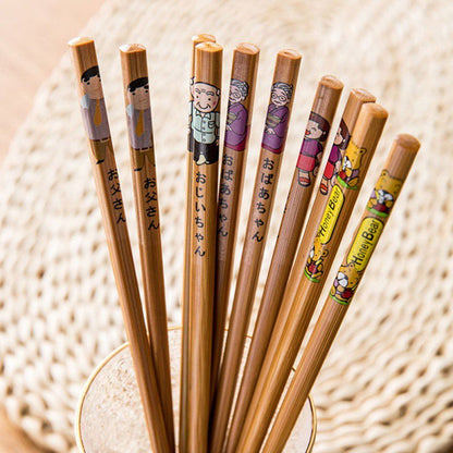 Japanese style bamboo chopsticks set - Walfos® Kitchenware