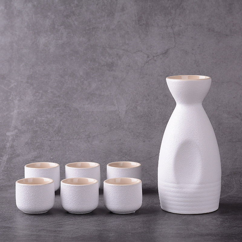Japanese style stoneware wine set, ceramics - Walfos® Kitchenware