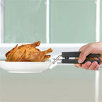Kitchen Stainless Steel Exquisite Bowl Pot Pan Gripper Clip Hot Dish Plate Bowl Clip Retriever Tongs - Walfos® Kitchenware