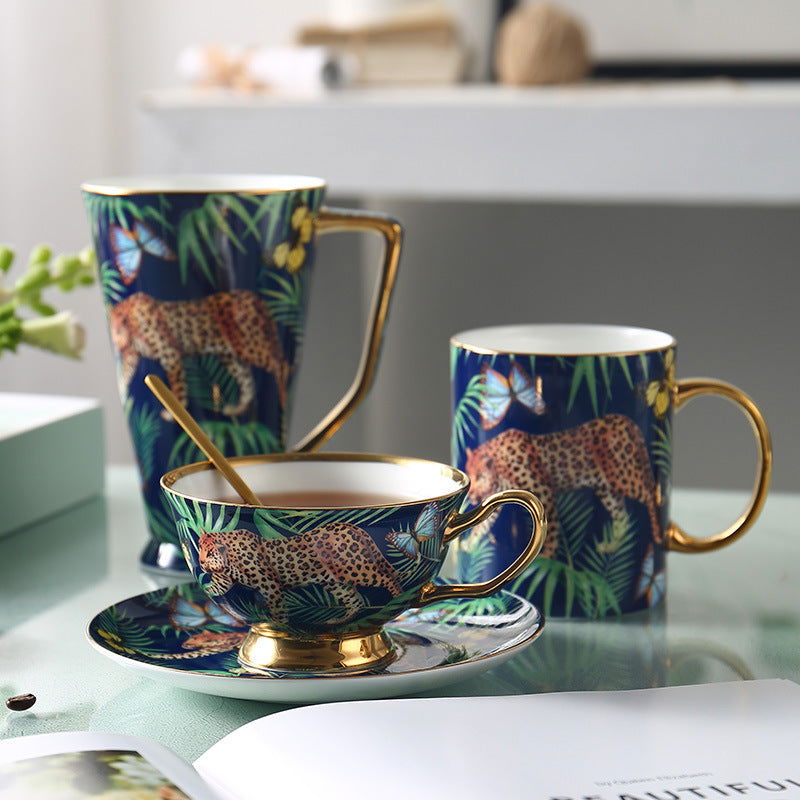Large Capacity Bone China Coffee Mug Set - Walfos® Kitchenware