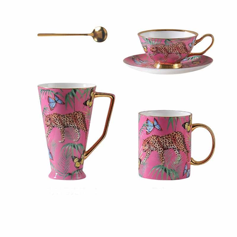 Large Capacity Bone China Coffee Mug Set - Walfos® Kitchenware