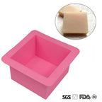 Large Square Soap Candle Cake Jelly Candy Silicone Mold Mould - Walfos® Kitchenware