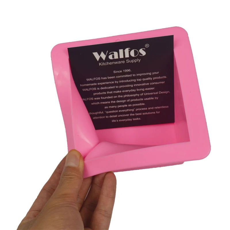 Large Square Soap Candle Cake Jelly Candy Silicone Mold Mould - Walfos® Kitchenware