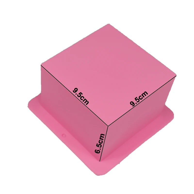 Large Square Soap Candle Cake Jelly Candy Silicone Mold Mould - Walfos® Kitchenware