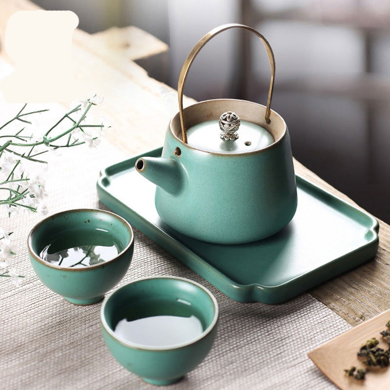 Lifting pot tea set tea cup set tea set - Walfos® Kitchenware