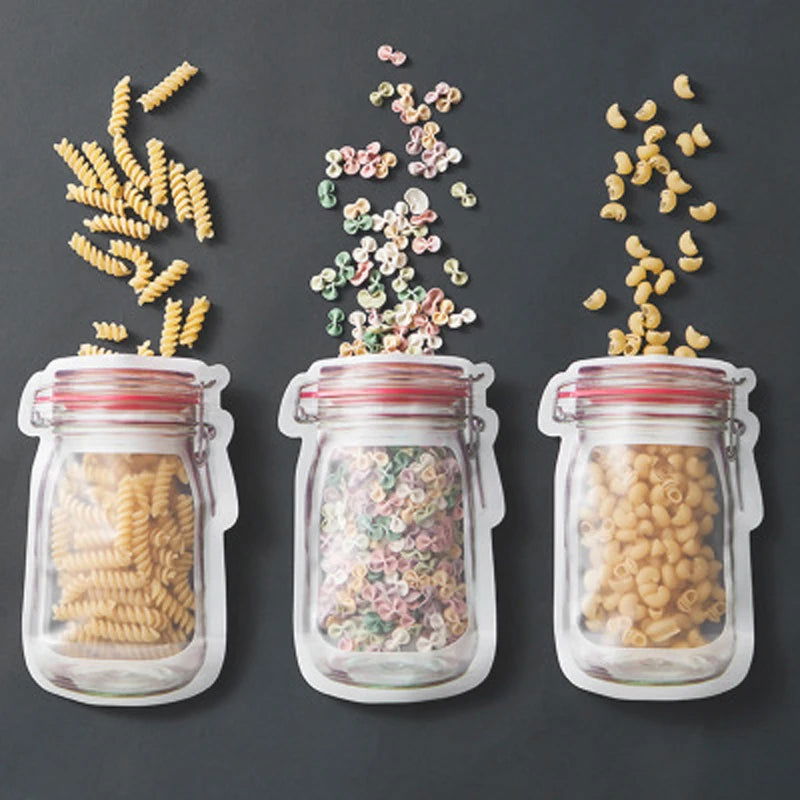 Lovely Pet Zipper Preservation Fridge Freezing Food Storage Bag Fresh Keeping Wrap Organizer Drop Shipping 70710 - Walfos® Kitchenware