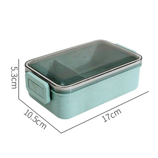 Lunch Box Wheat Straw Bento Box Microwaveable Plastic - Walfos® Kitchenware