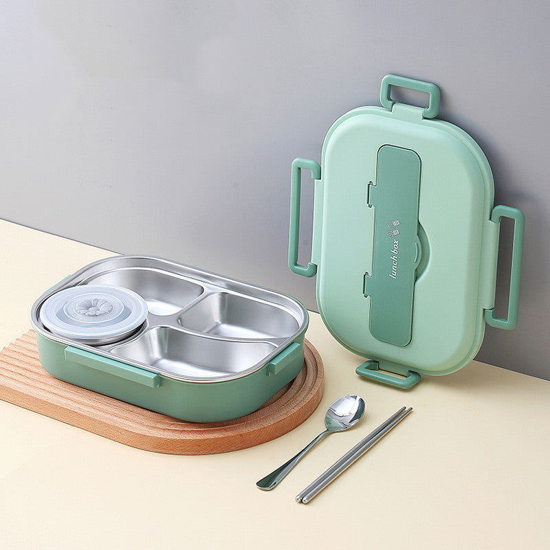 Lunch Box With Cutlery Large Capacity Sealed Bento Box - Walfos® Kitchenware