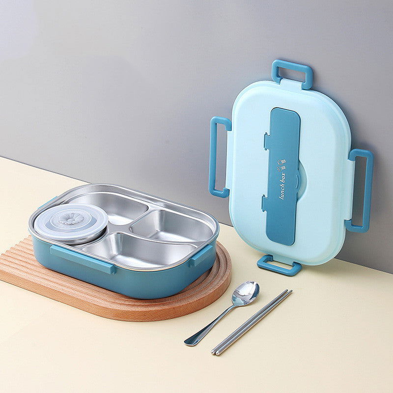 Lunch Box With Cutlery Large Capacity Sealed Bento Box - Walfos® Kitchenware