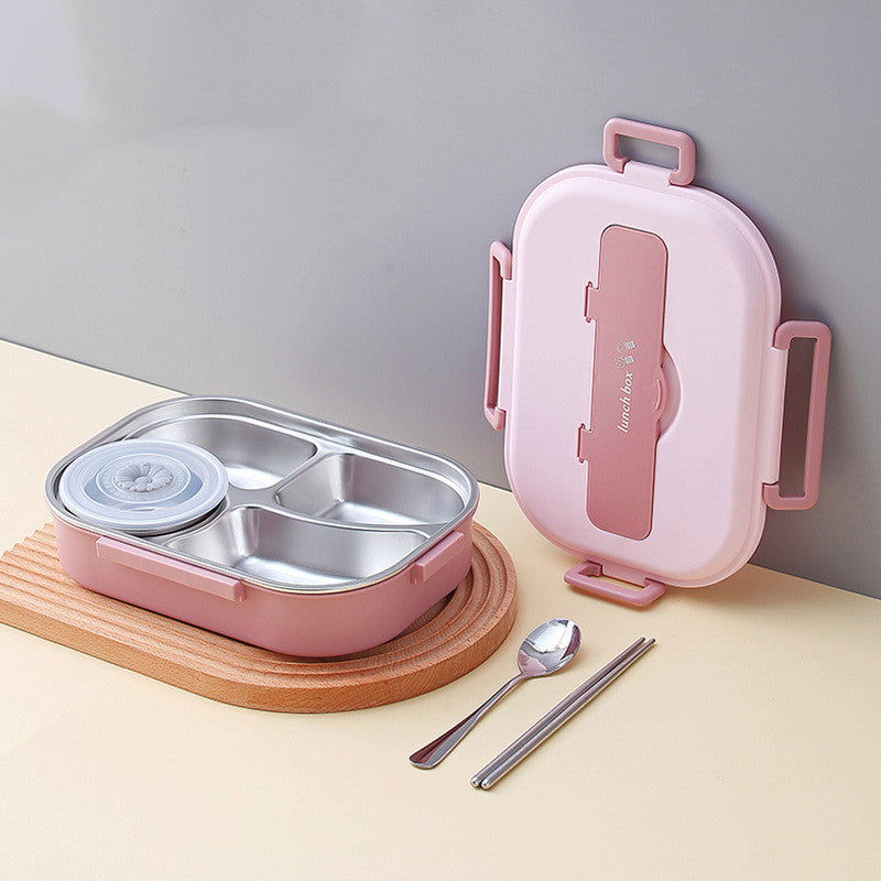 Lunch Box With Cutlery Large Capacity Sealed Bento Box - Walfos® Kitchenware