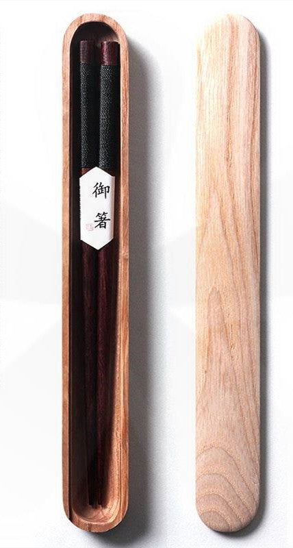 Luxury Japanese-style Wooden Chopsticks Personalized Creative Pointed Chopsticks - Walfos® Kitchenware